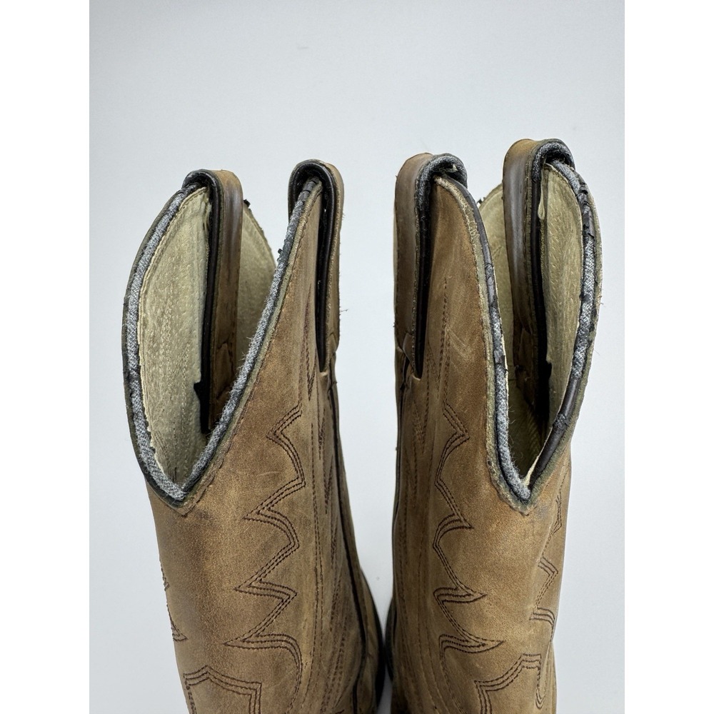 Durango Women's Western Brown Leather Cowboy Boots 7.5 Riding Ranch Rodeo - Picture 9 of 15